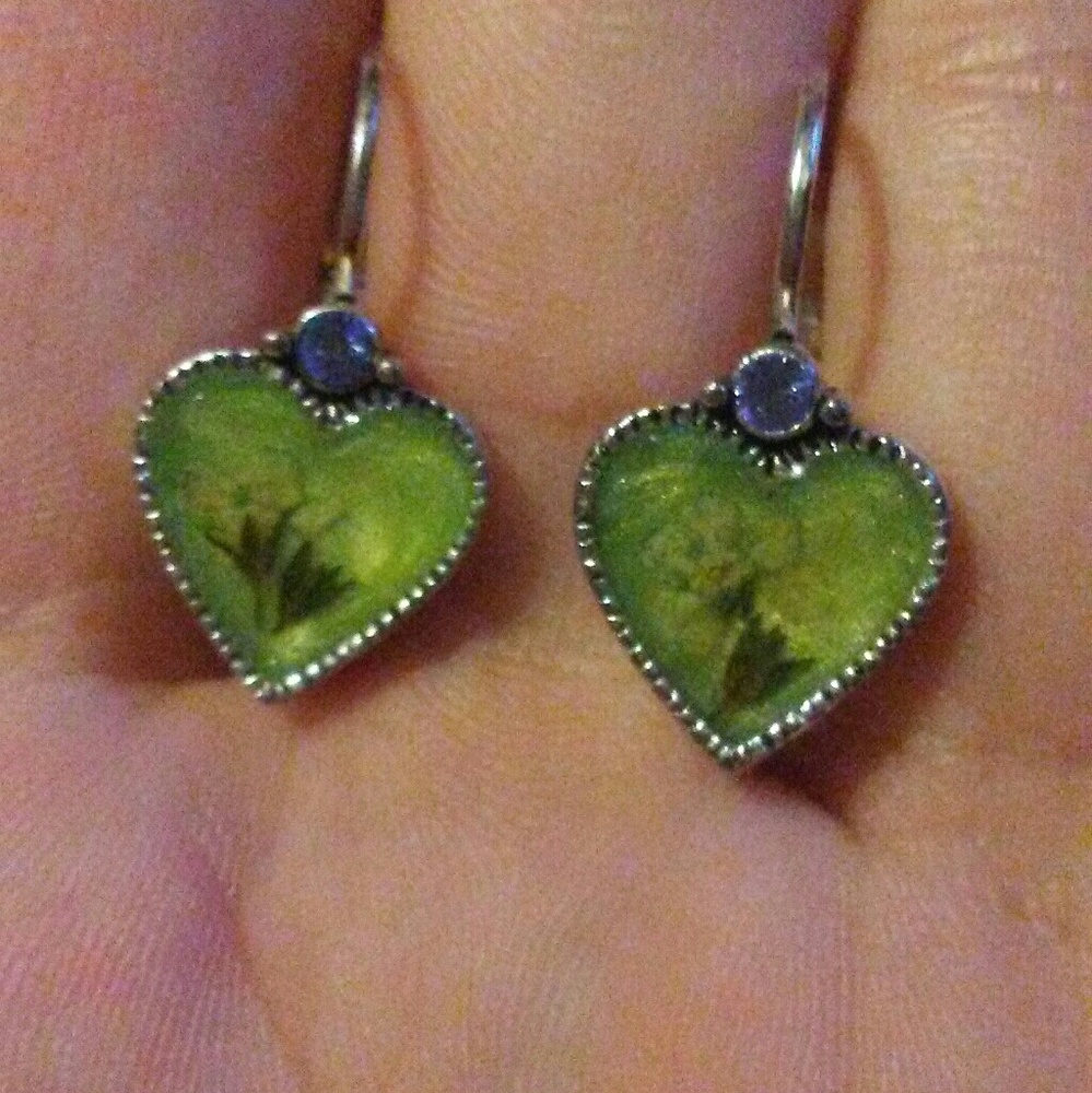 Vintage floral earrings